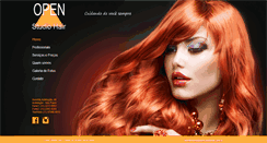 Desktop Screenshot of openstudiohair.com.br